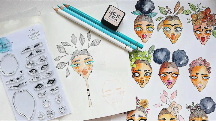 FOTD Clear Stamp Set Tips & Tricks | Demo