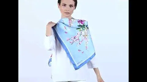 Платок Happiness (Счастье) blue