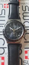 Swatch Chic Sailor YVS448 2018 Irony Chrono 39mm Stainless Steel Leather