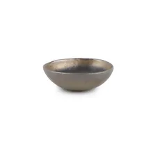 CHIC Миска овальная CLARO (16х14,5х5см золото/графит каменная керамика)
