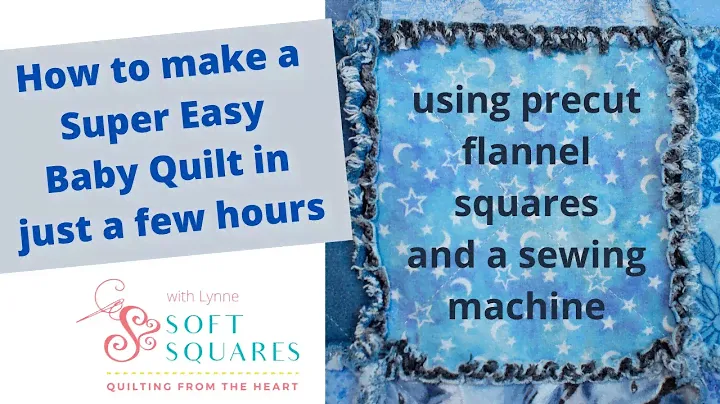 Let's make a super easy and super quick Baby Rag Quilt out of flannel. This is a fast project.