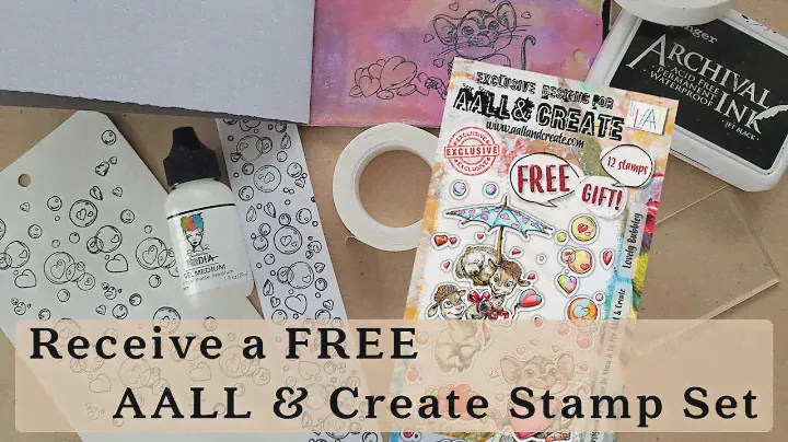We're Giving Away An AALL & Create Stamp Set!