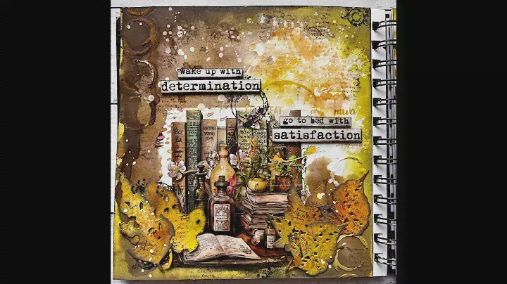 Art Journal Page - Using Washi Tape Scenes by AALL & Create