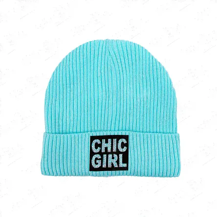 Шапка Infante Chic girl голубая-0